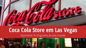 A Coca Cola Store em Vegas oferece bebidas de todo o mundo