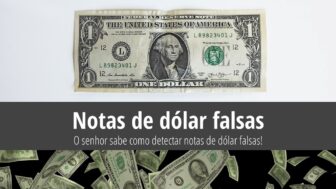 Como reconhecer notas de dólar falsas