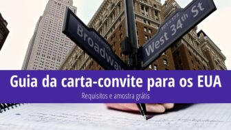 Guia da carta-convite para os EUA: Requisitos e amostra grátis