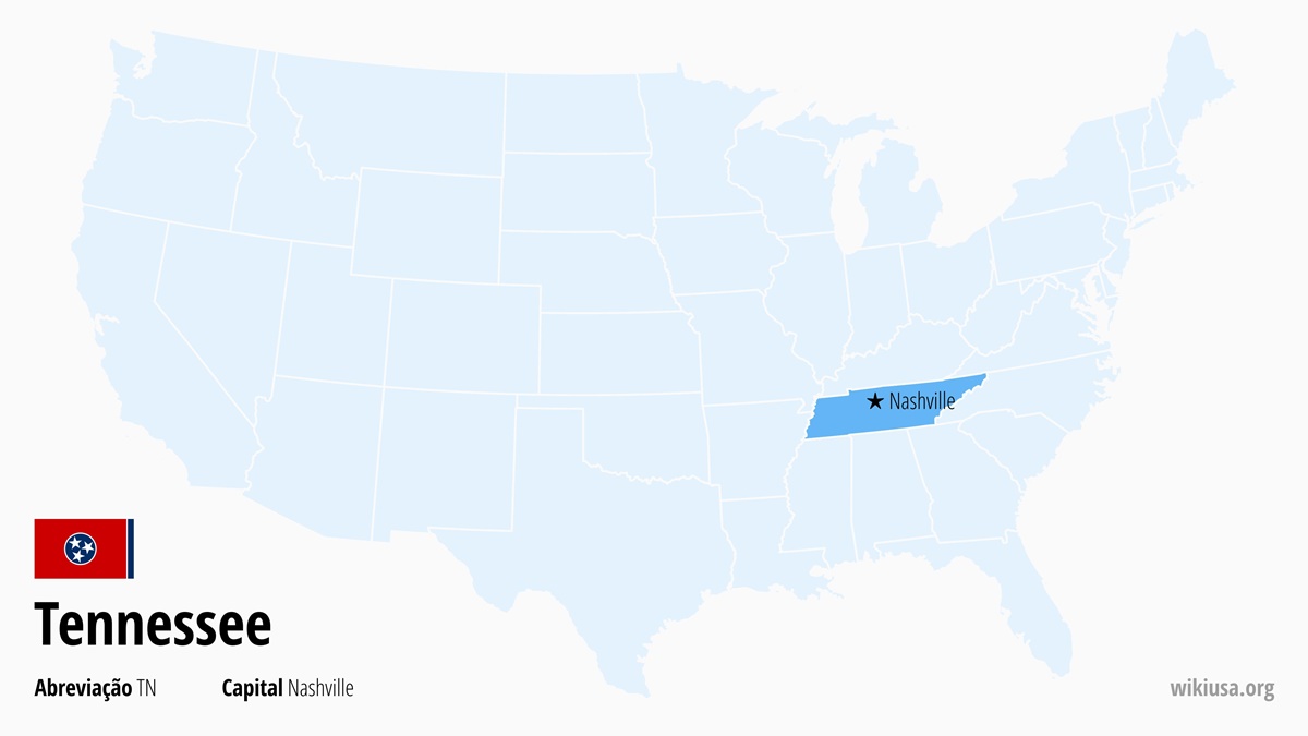 Mapa do estado Tennessee | Onde fica Tennessee? | Tennessee (estado dos EUA) – guia, clima, cidades e mapa