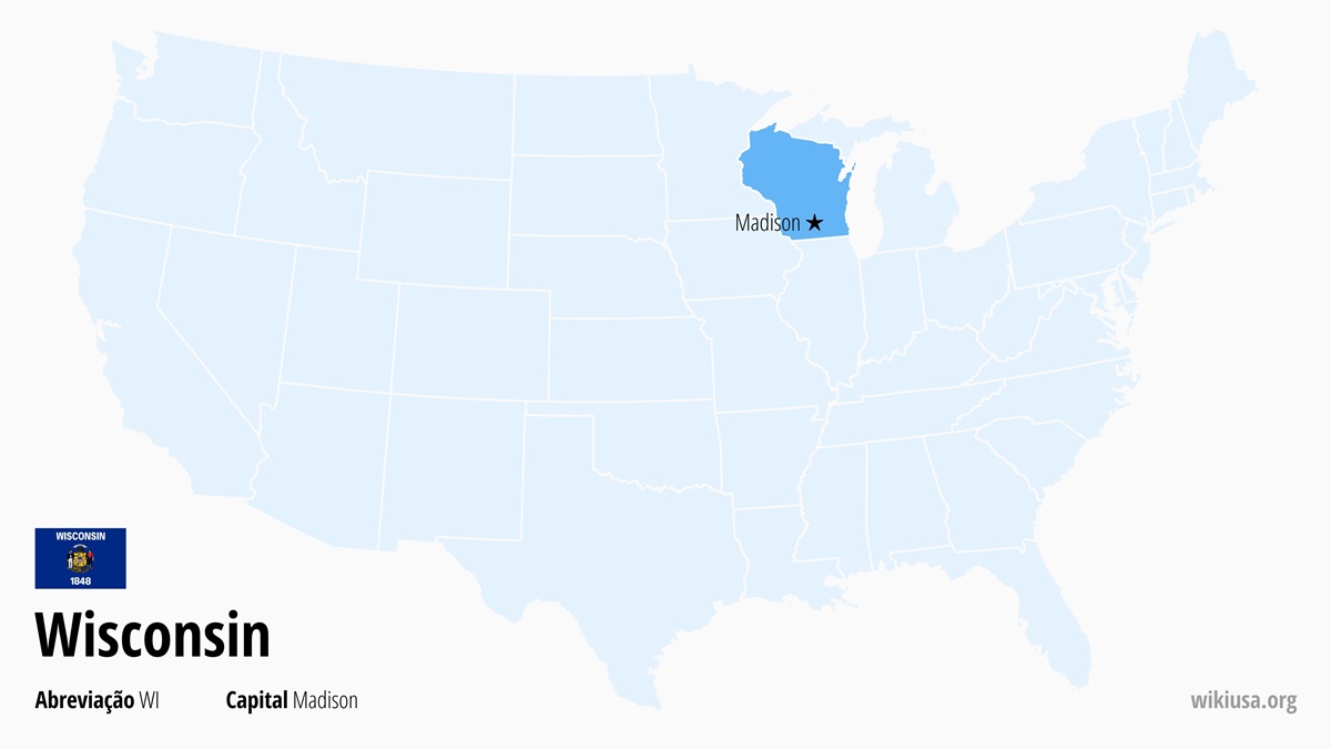 Mapa do estado Wisconsin | Onde fica Wisconsin? | Wisconsin (estado dos EUA) – guia, clima, cidades e mapa