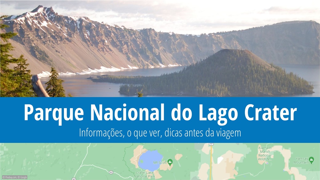 Lago da Cratera e Ilha do Mago no meio | © Nicolás Boullosa