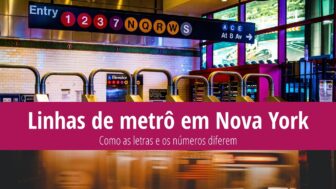 Linhas de metrô em Nova York: como as letras e os números diferem